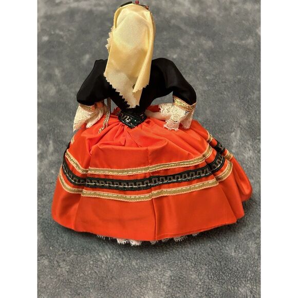 Vintage EROS Florence Made in Italy Roma Girl Doll in Traditional Costume 24 In. - Picture 3 of 11